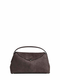 TOTEME Toteme Women Brown T-Lock Top Handle Bag