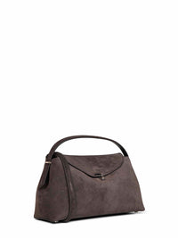 TOTEME Toteme Women Brown T-Lock Top Handle Bag