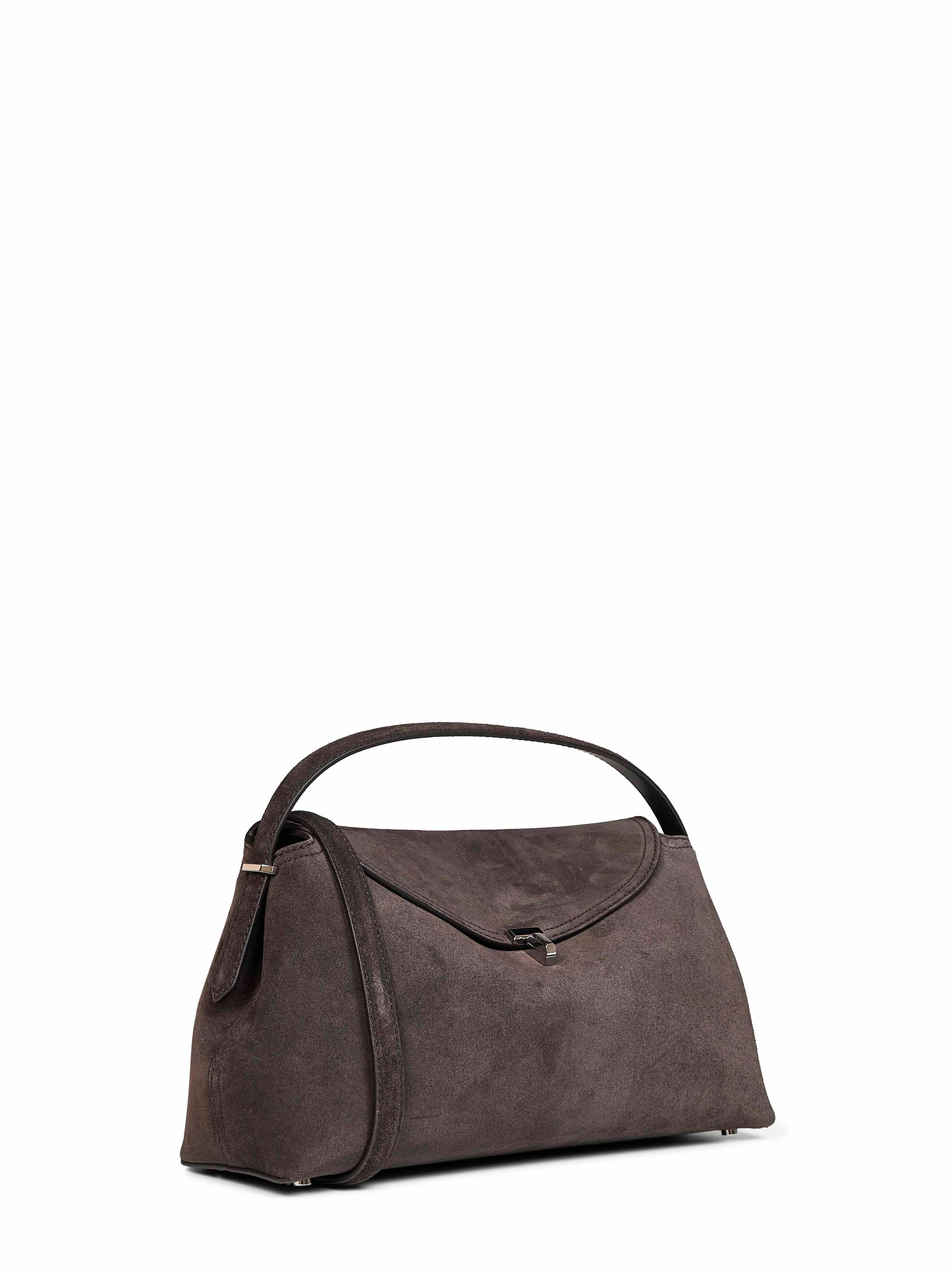 TOTEME Toteme Women Brown T-Lock Top Handle Bag
