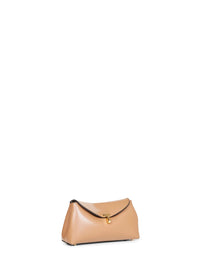 TOTEME Toteme Women Camel Mini T-Lock Clutch Bag