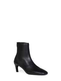 Toteme Women Black Soft Nappa Leather Ankle Boots
