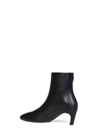 Toteme Women Black Soft Nappa Leather Ankle Boots