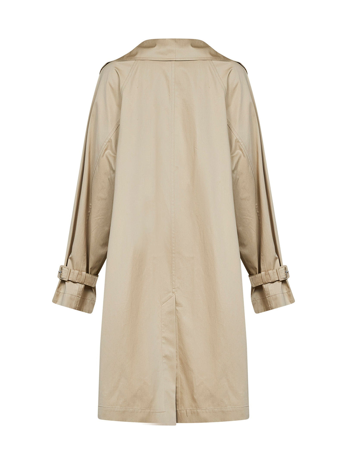 TOTEME Toteme Women Beige Cotton Oversized Trench Coat