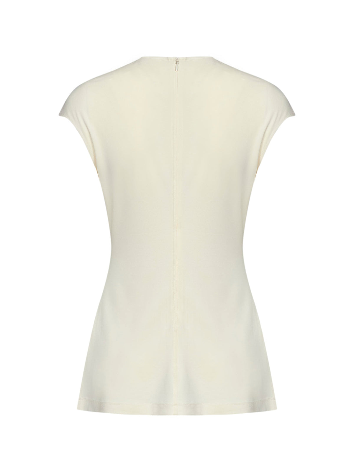 Toteme Women Ecru Fluid Jersey Everyday Top