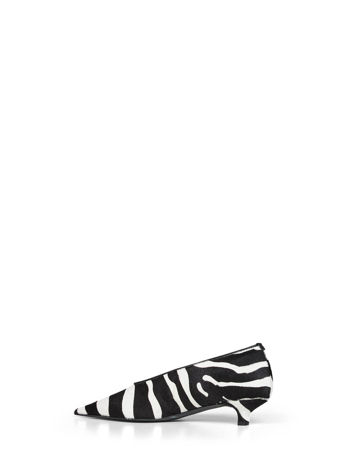 TOTEME Toteme Women Zebra-Print Pony Hair Sharp Kitten-Heel Pumps