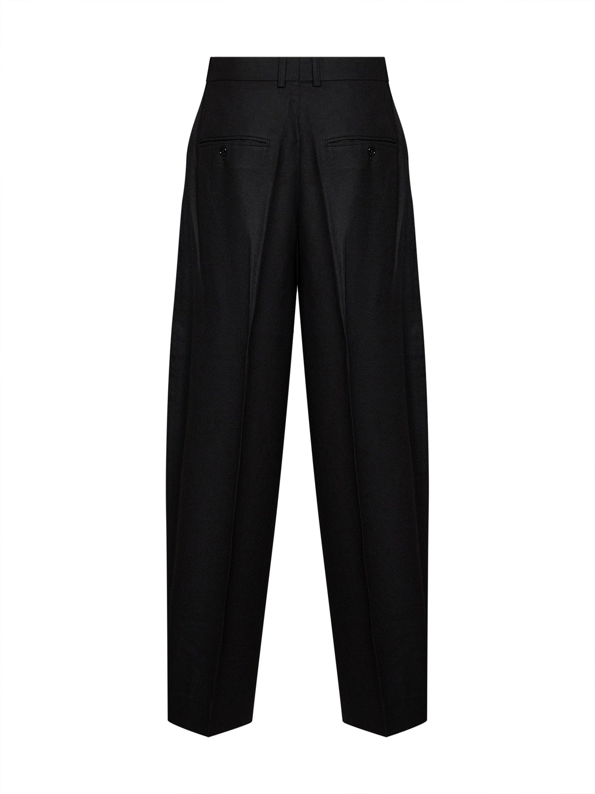 TOTEME Toteme Women Black Flannel High-Waisted Trousers