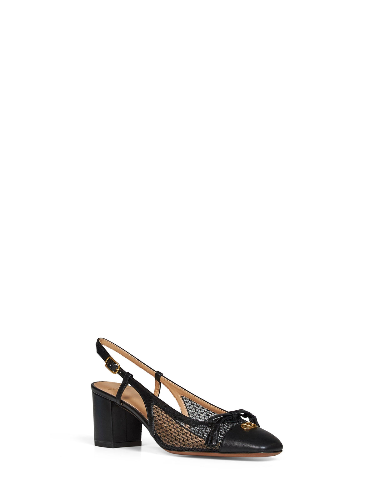VALENTINO GARAVANI Valentino Garavani Women Black Valet Du Roi 60Mm Slingback Pumps