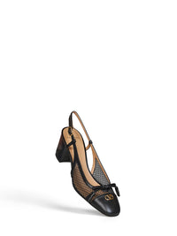 VALENTINO GARAVANI Valentino Garavani Women Black Valet Du Roi 60Mm Slingback Pumps