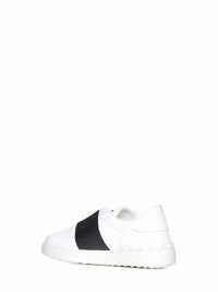 VALENTINO GARAVANI Valentino Garavani Men White Calfskin Open Sneakers