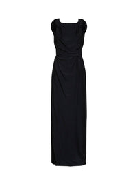 VIVIENNE WESTWOOD Vivienne Westwood Women Black Viscose And Silk Ginnie Amber Long Dress
