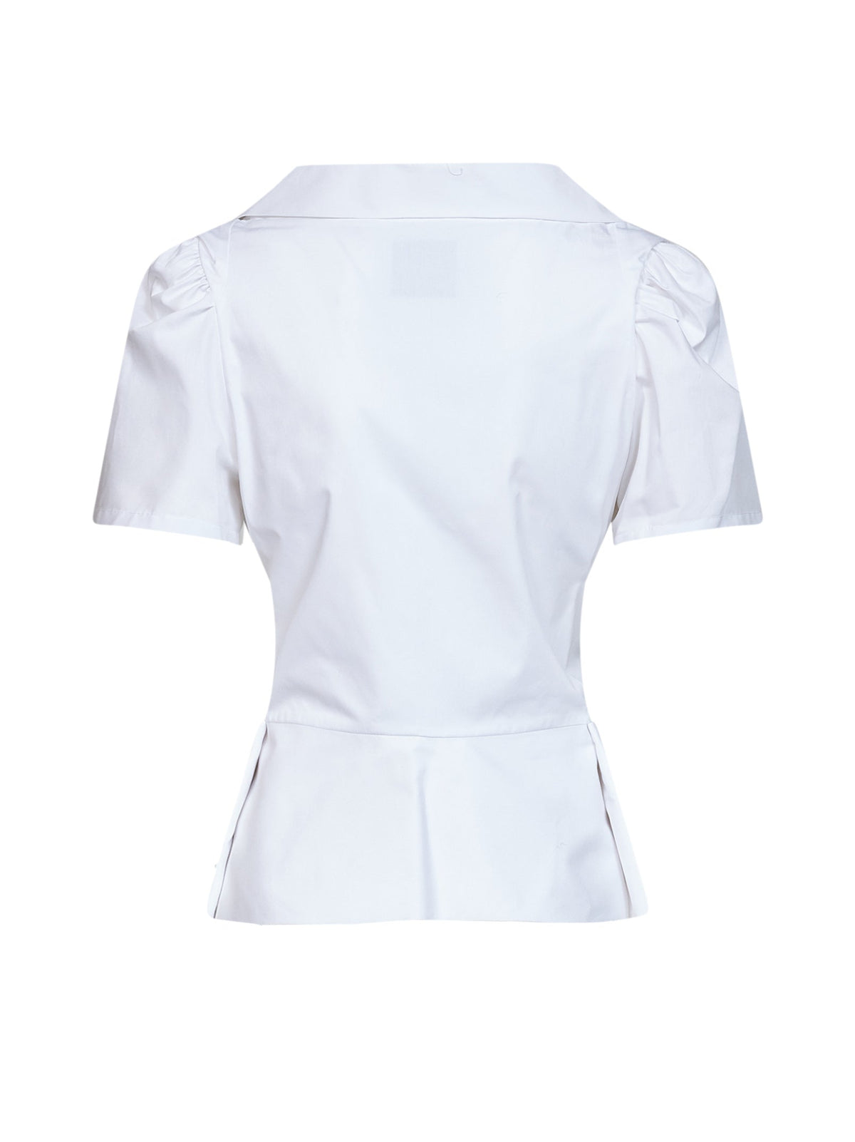 VIVIENNE WESTWOOD Vivienne Westwood Women White Poplin Ss Monday Short-Sleeved Shirt