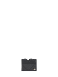 VIVIENNE WESTWOOD Vivienne Westwood Women Black Heart-Shape Orb Card Holder<Br/>