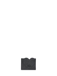 VIVIENNE WESTWOOD Vivienne Westwood Women Black Heart-Shape Orb Card Holder<Br/>