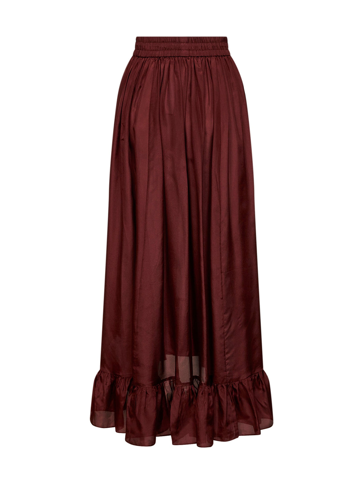ZIMMERMANN Zimmermann Women Merlot Silk Habotai Aster Maxi Skirt
