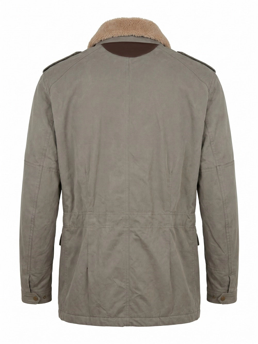 Brunello Cucinelli Men Waxed Techno Cotton Safari Jacket