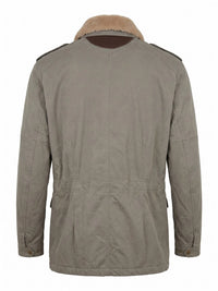 Brunello Cucinelli Men Waxed Techno Cotton Safari Jacket
