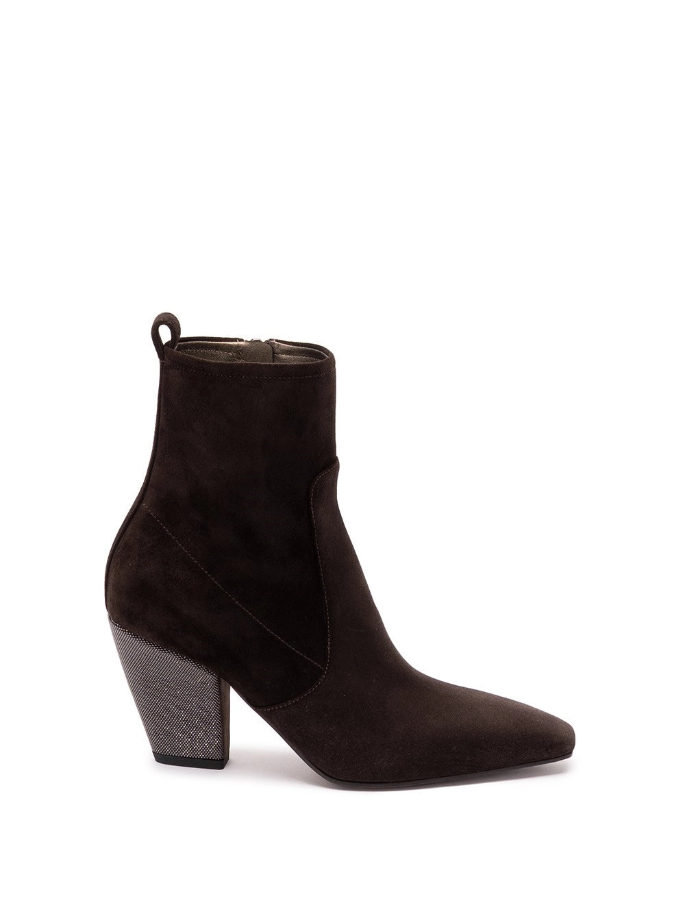 Brunello Cucinelli Women Suede Heeled Boots