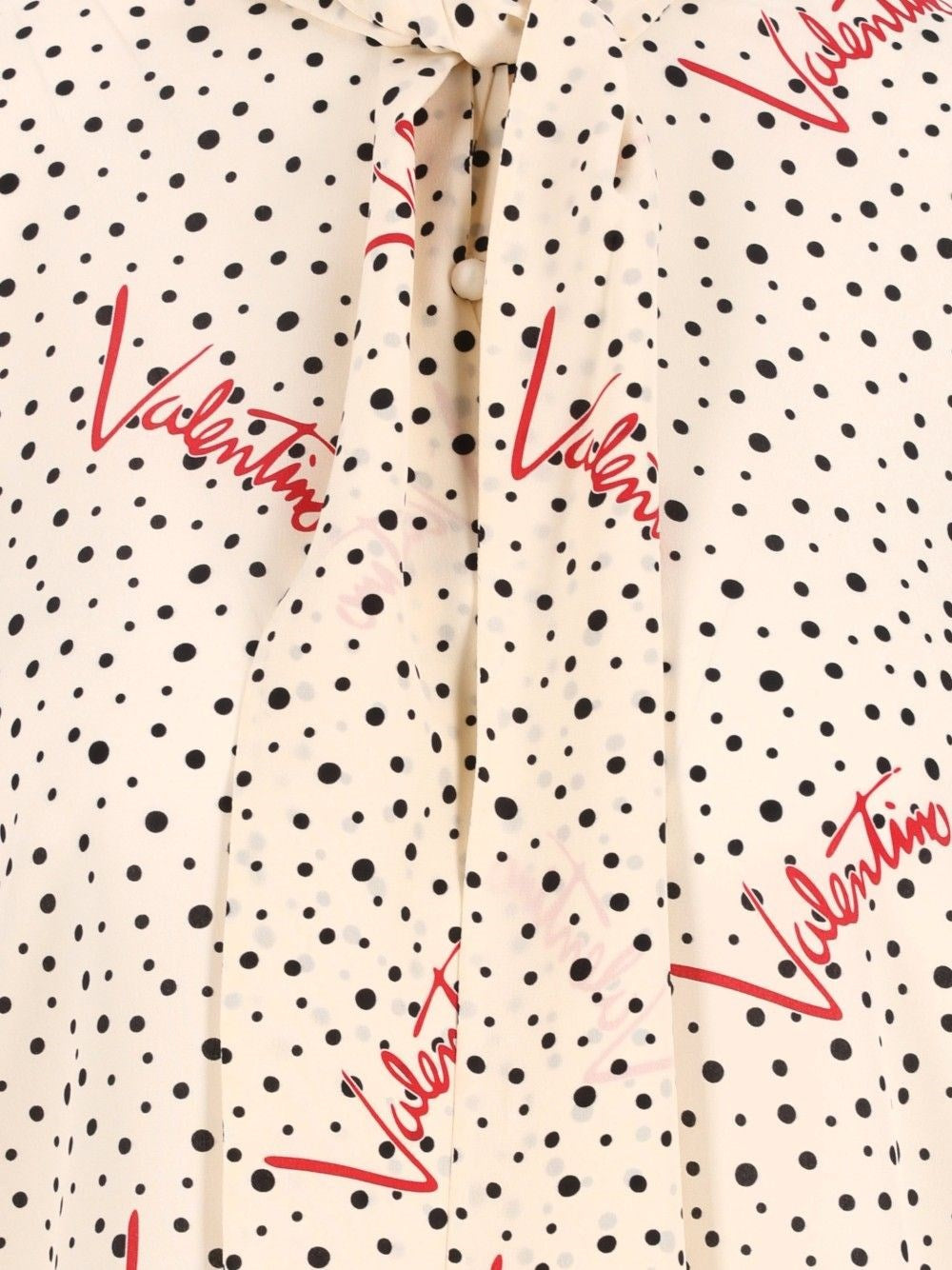 Valentino Garavani Women Plusdepois Bubble Crepe De Chine Shirt