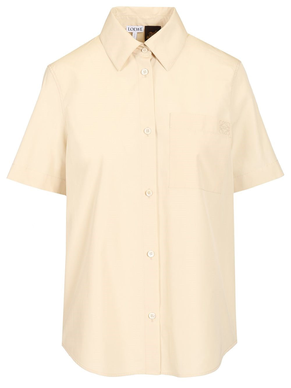 Loewe Paula's Ibiza Women Short-Sleeved Cotton Shirt