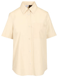 Loewe Paula's Ibiza Women Short-Sleeved Cotton Shirt