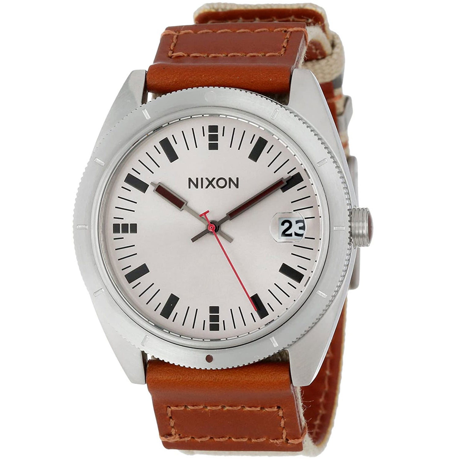 Nixon Men's Rover Silver Dial Watch - A355-1430 Silver