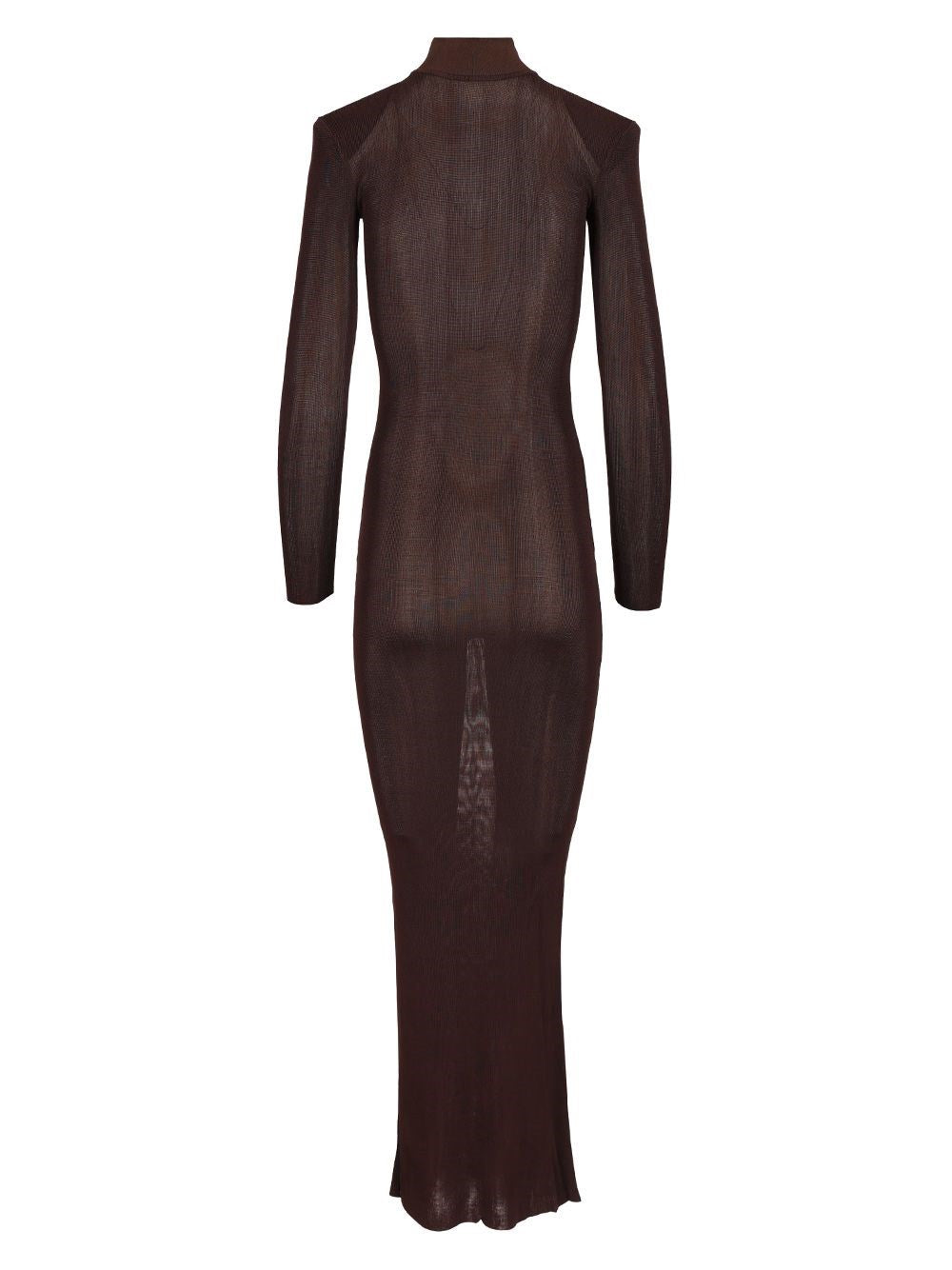 Self-Portrait Women Long Viscose Knit Dress