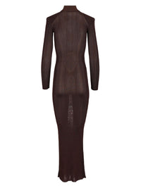 Self-Portrait Women Long Viscose Knit Dress