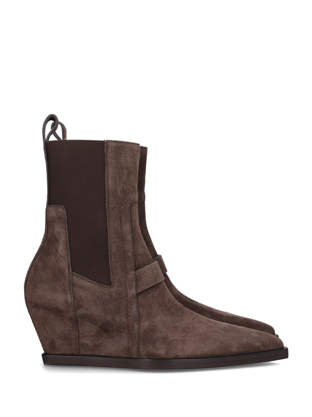 Rick Owens Men Sharp Wedge Ankle Boots