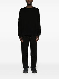 Off White Men `3D Diag` Knit Crew-Neck Sweater