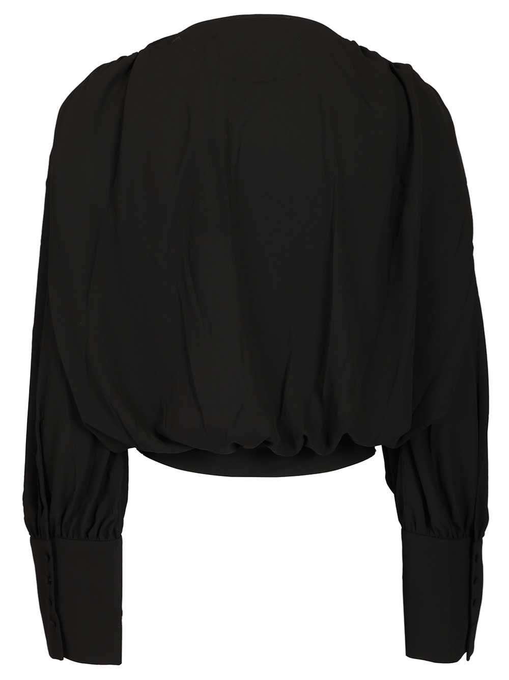 Rotate Women Long Sleeve V-Neck Top