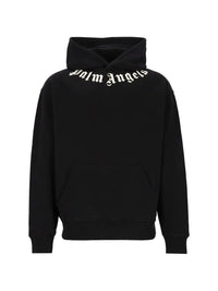 Palm Angels Men Neck Logo Hoodie