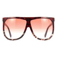 Loewe Sunglasses Square Full Rim, Red Havana Frame and Gradient Bordeaux Lens LW40001I54T
