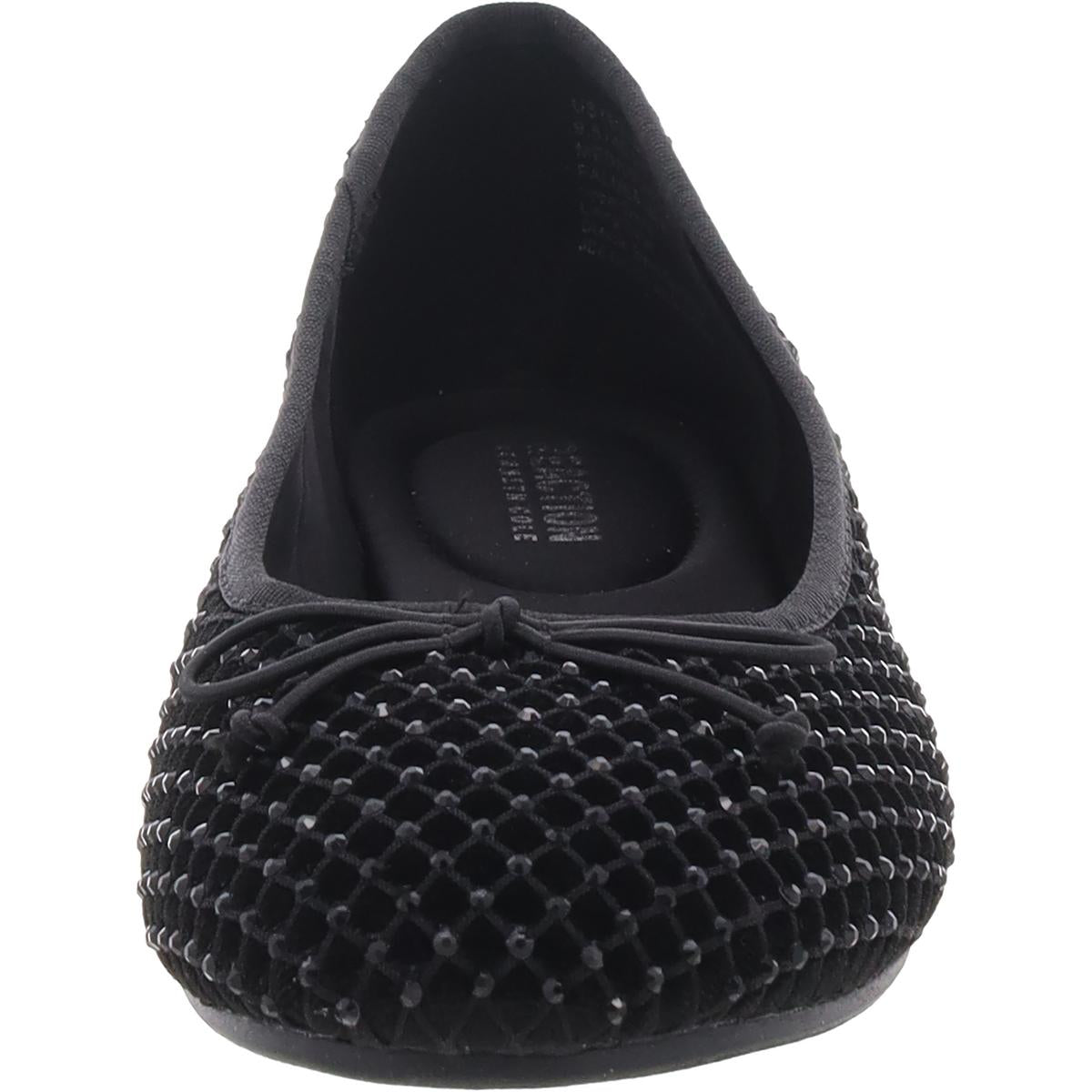 Palmer Mesh Womens Embellished Mesh Ballet Flats