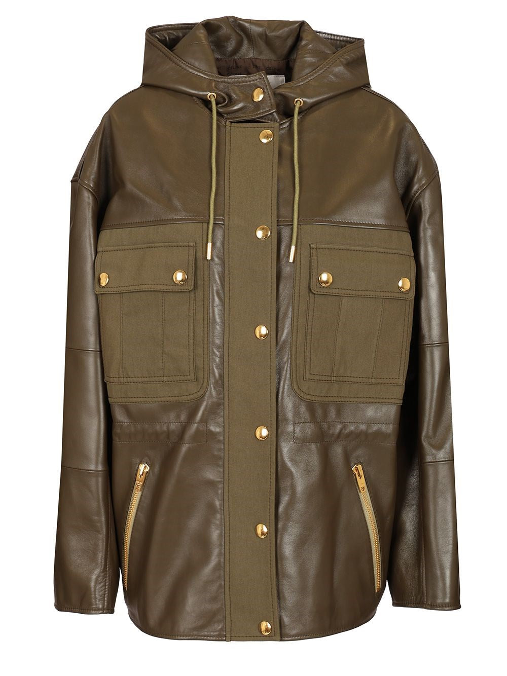 Celine Women Lambskin Parka