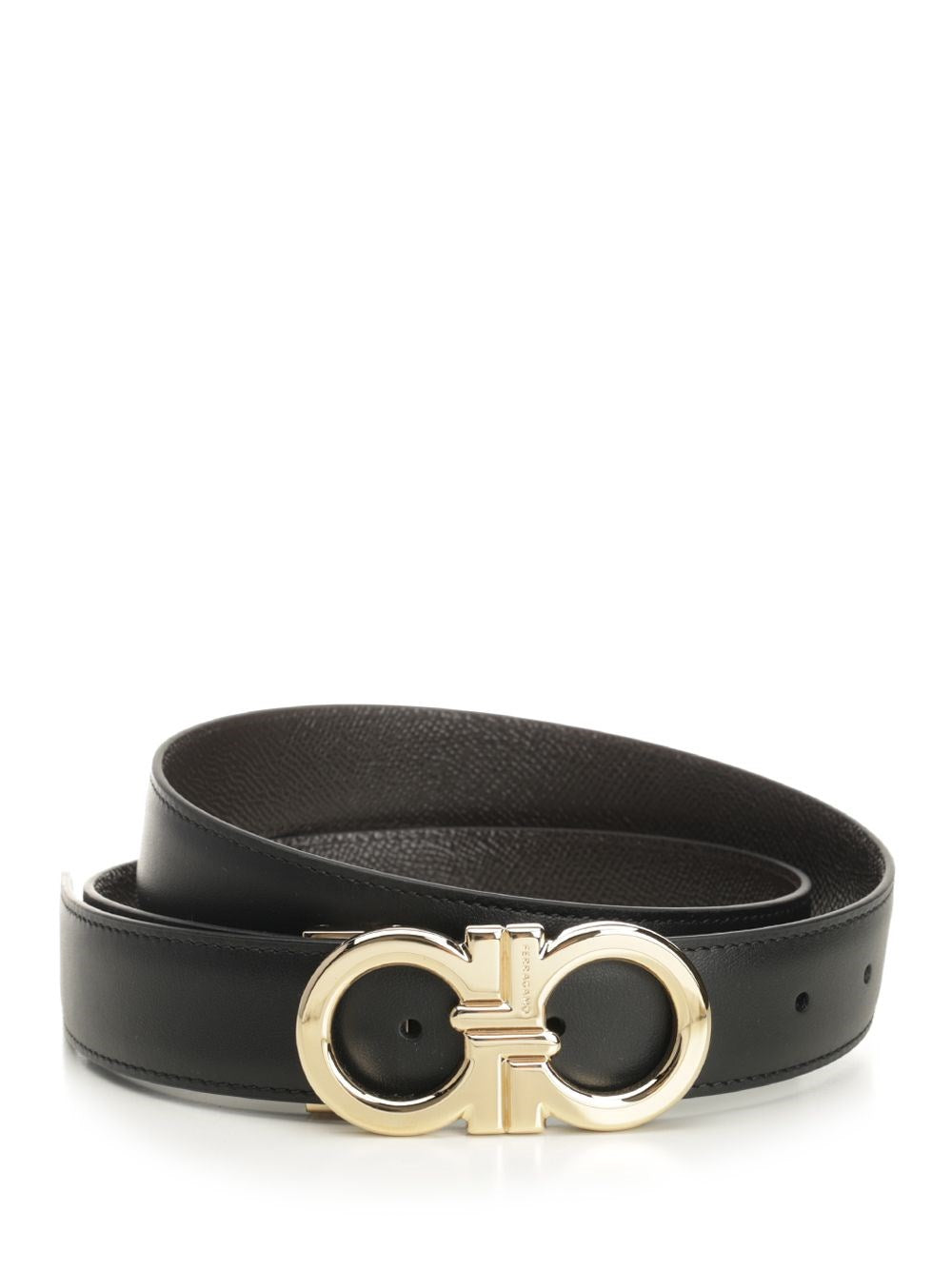 Ferragamo Ferragamo Men Reversible And Adjustable "Gancini" Belt