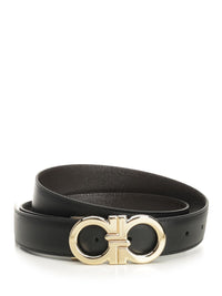 Ferragamo Ferragamo Men Reversible And Adjustable "Gancini" Belt