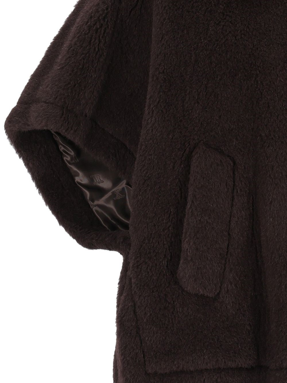 Max Mara Max Mara Women Alpaca And Wool Teddy Cape