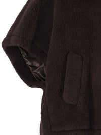 Max Mara Max Mara Women Alpaca And Wool Teddy Cape