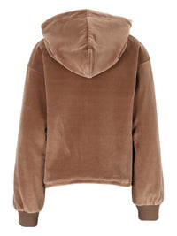 Celine Celine Women Velvet Jersey Hoodie