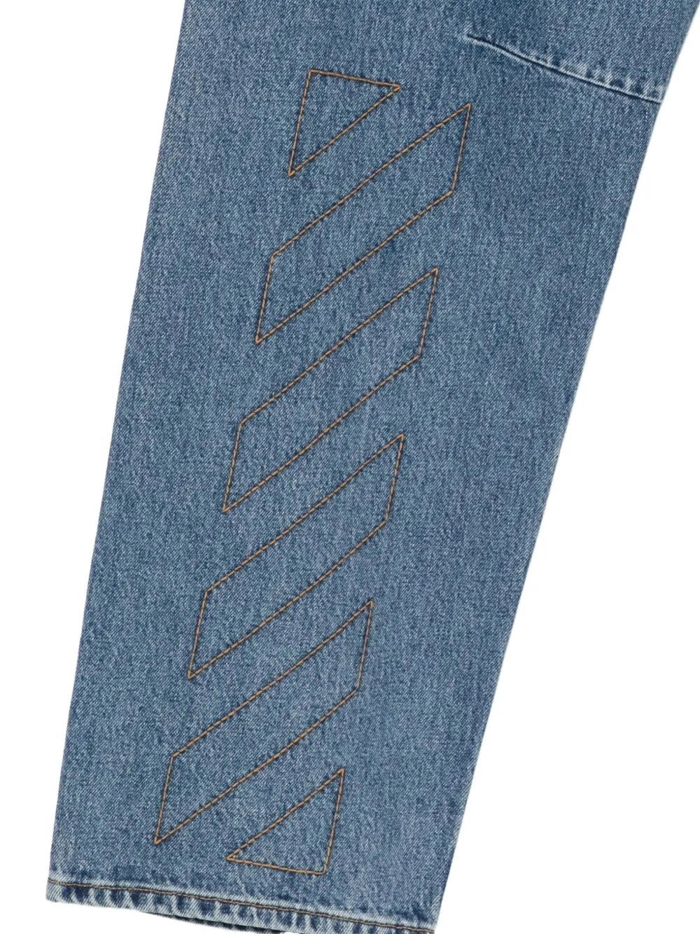 Off White Men `Half Arrow` Jeans