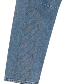 Off White Men `Half Arrow` Jeans