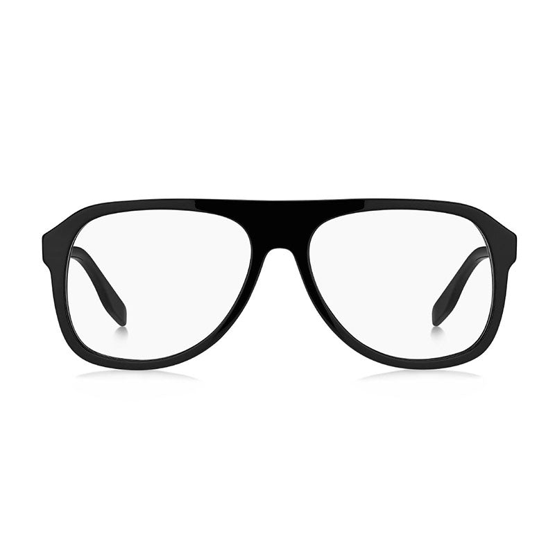 Marc Jacobs Eyeglasses Aviator Full Rim, Black Frame and Clear Demo Lenses Lens MARC641080700