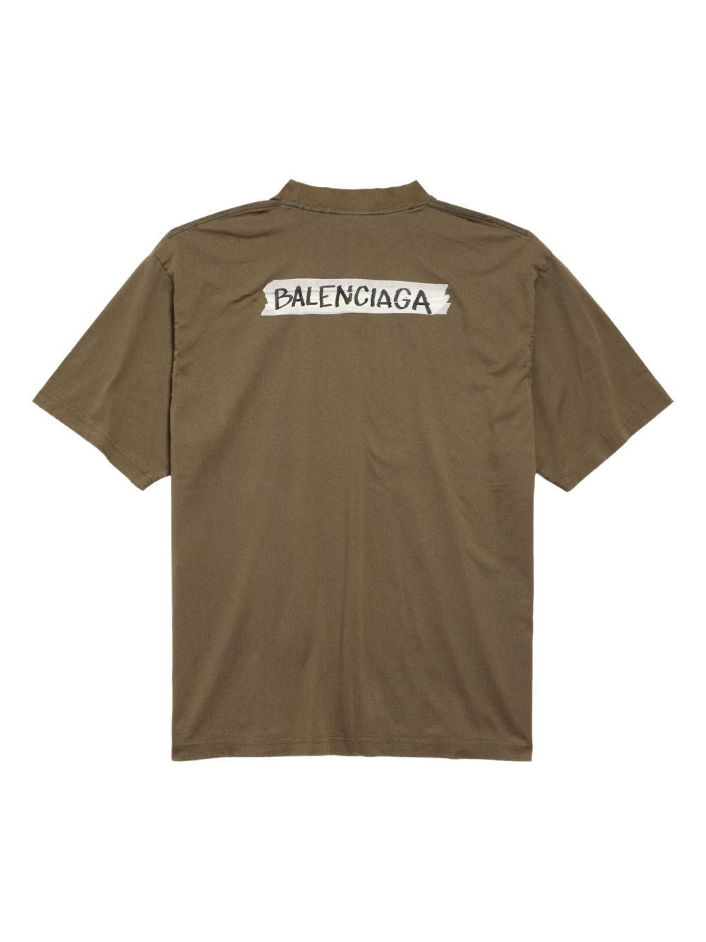Balenciaga Men 'Masking Tape' T-Shirt