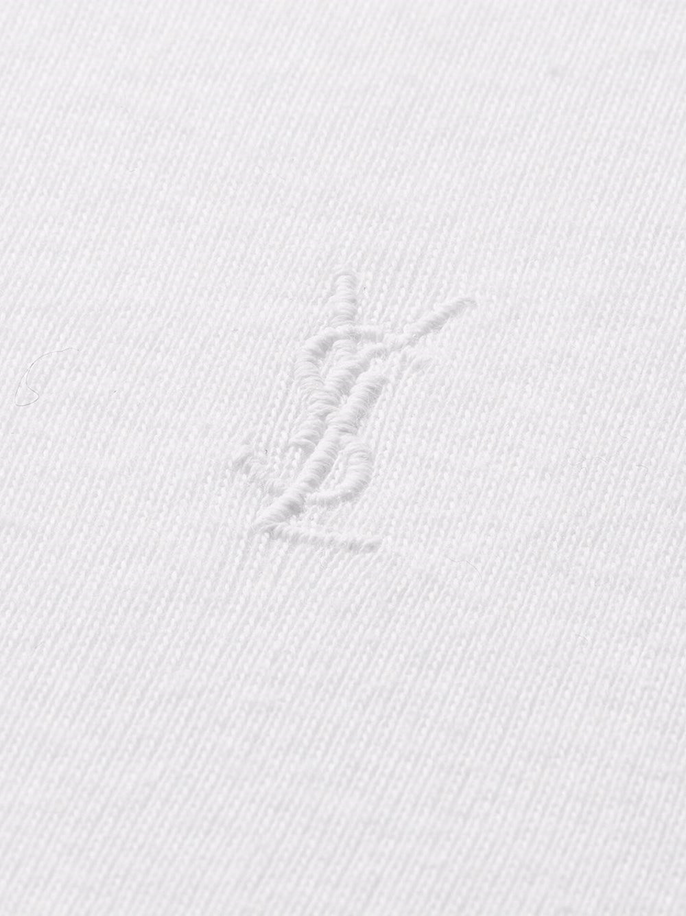 Saint Laurent Men Cassandre Ribbed T Shirt