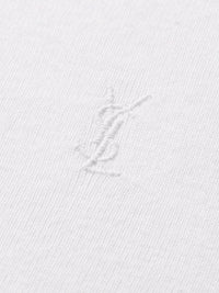 Saint Laurent Men Cassandre Ribbed T Shirt