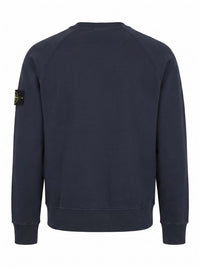 Stone Island Men Organic Cotton Fleece Sweatshirt