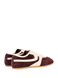 Dries Van Noten Dries Van Noten Men Suede Sneakers With Leather Trim