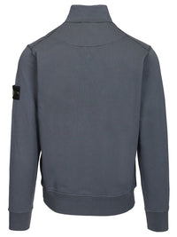 Stone Island Stone Island Men Organic Cotton Sweatshirt With Short Zip