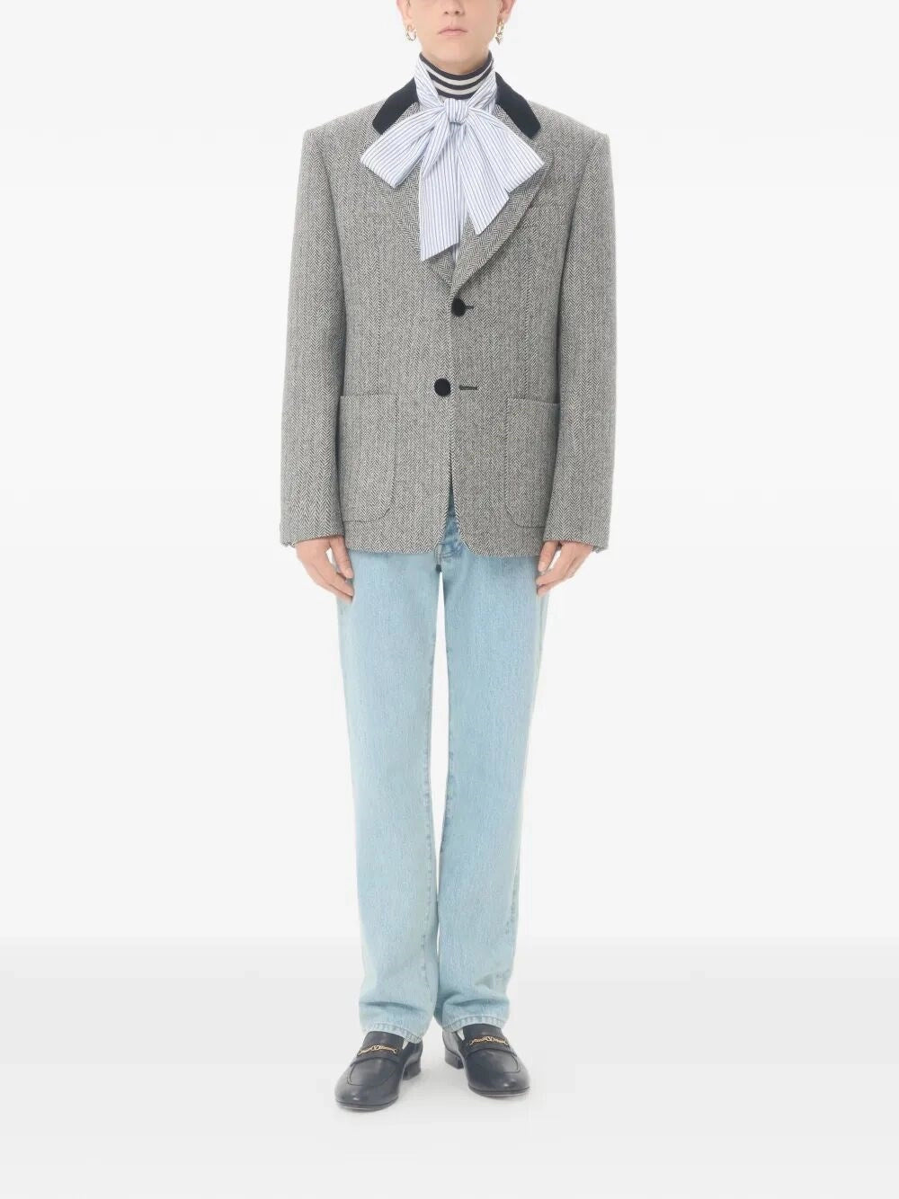 Valentino garavani Valentino Garavani Men `Vlogo Signature` Striped Shirt