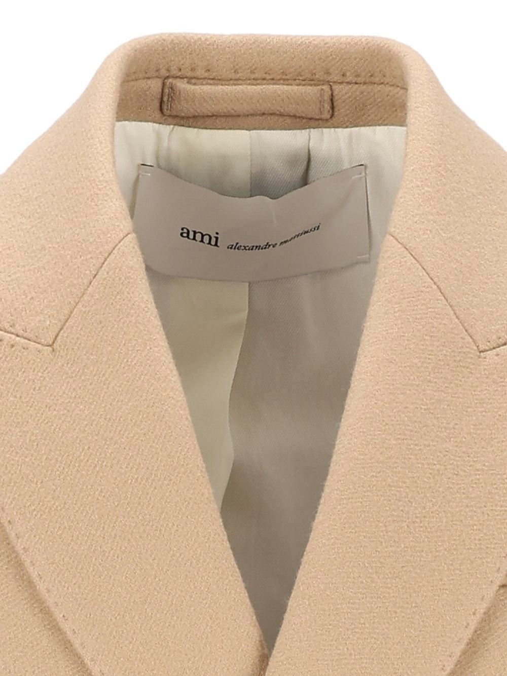 Ami Men Double-Breasted Wool Coat